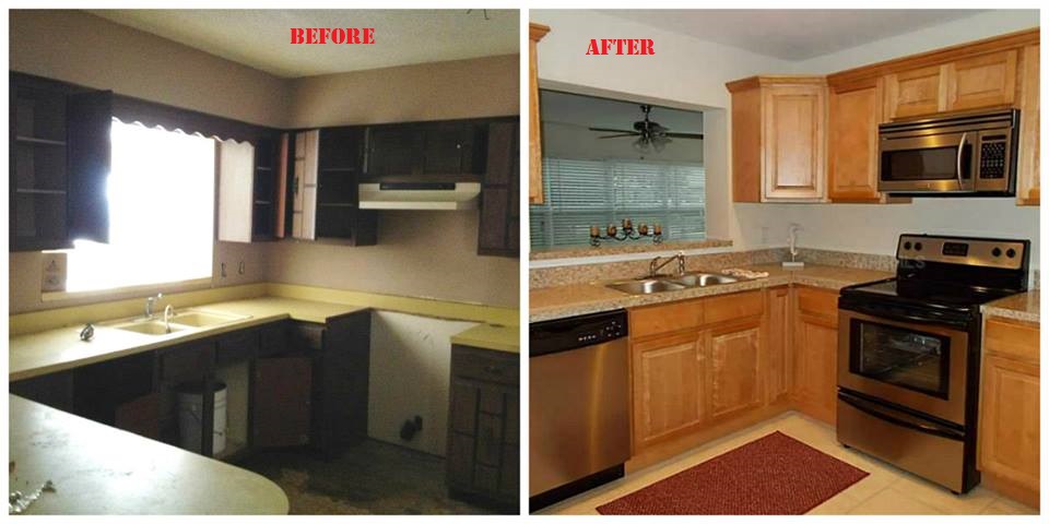 Before and After Kitchen